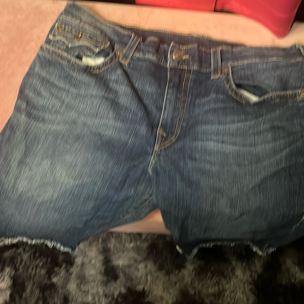 True Religion Big T size 40 men’s. color denim wash